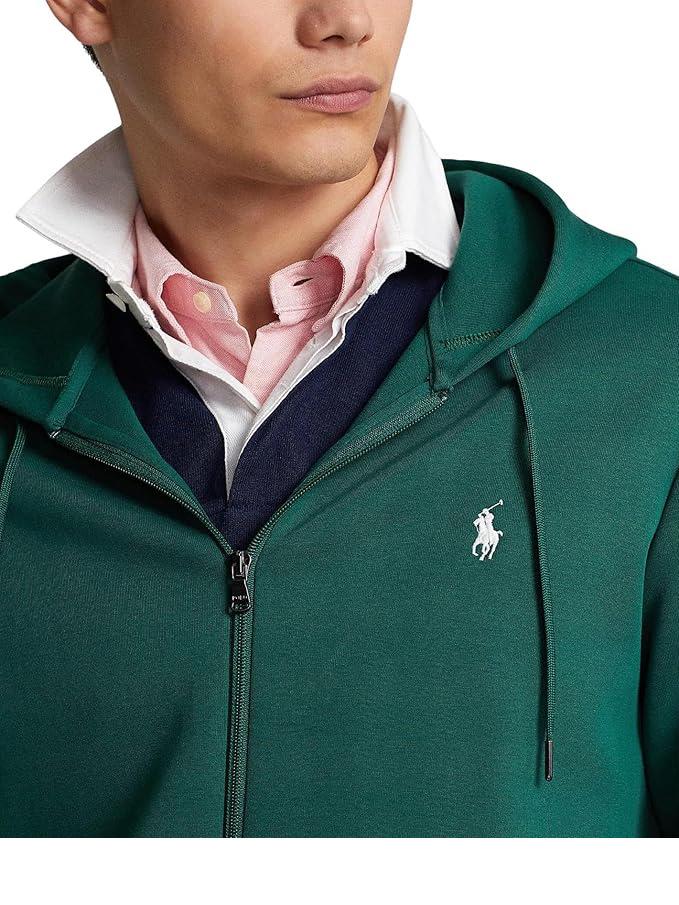 RLP Erkek Yeşil Fermuarlı Kapşonlu Sweatshirt