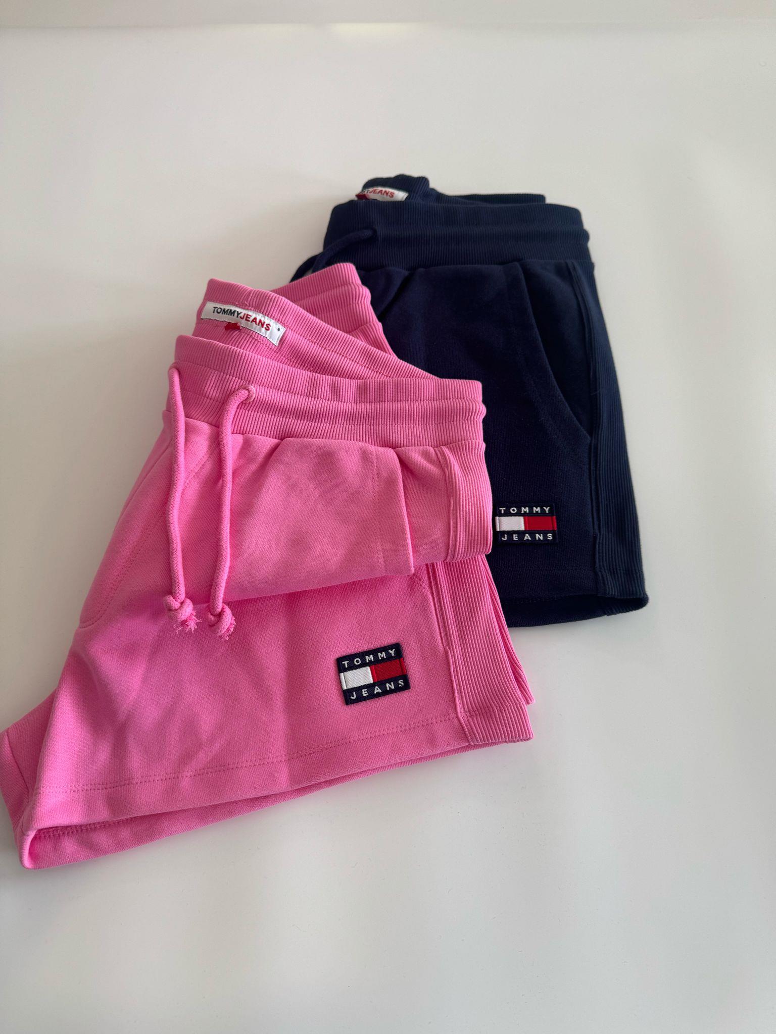 TMY Nakışlı Pembe  Şort Kadın 