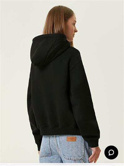Alexander W siyah Sweatsirt