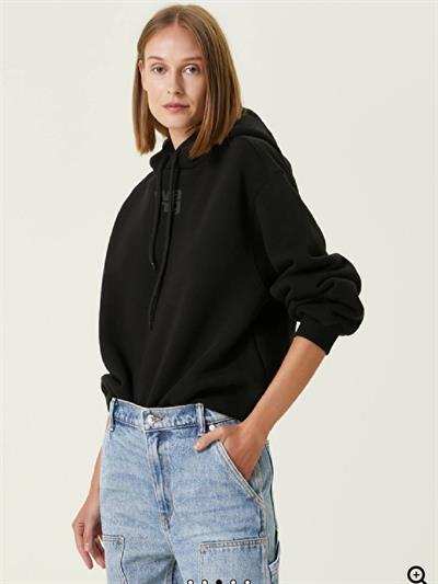 Alexander W siyah Sweatsirt