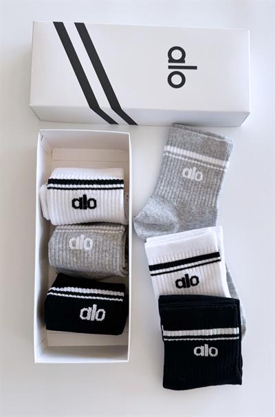 ALO 6 LI PAKET  3 RENK ÇORAP