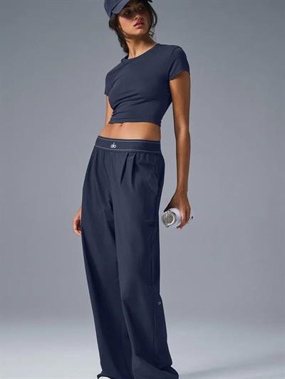 ALO Palazzo  Lacivert Spor Pantolon