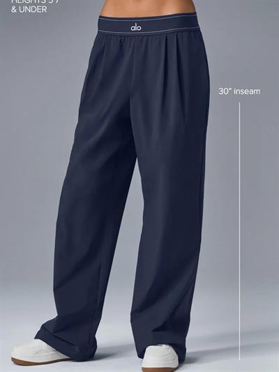 ALO Palazzo  Lacivert Spor Pantolon