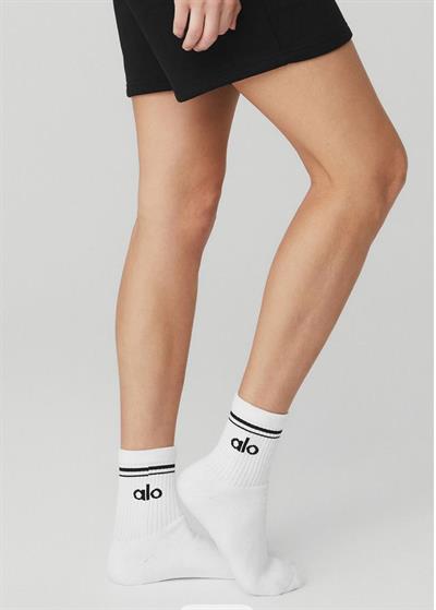 ALO Tekli Spor Çorap Beyaz