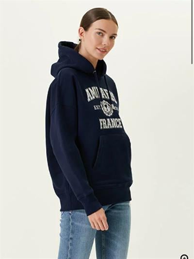 Ami Paris Lacivert Kapişonlu Sweatshirt