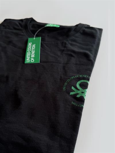 Benetton Erkek Siyah T-Shirt