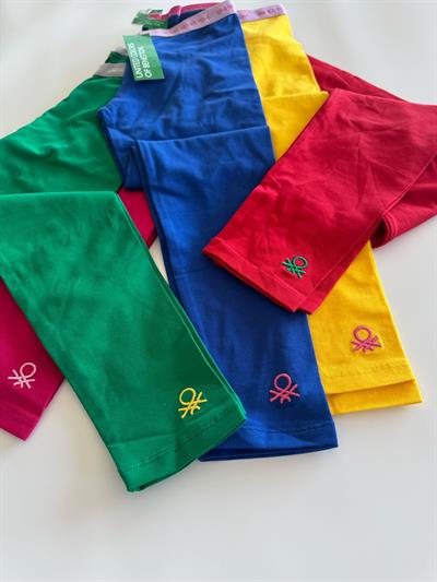 Benetton Kırmızı Kız Çocuk Penye Tayt