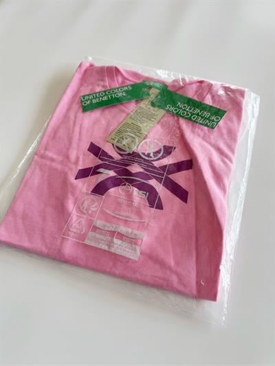 Benetton Kız Çocuk Pembe T-Shirt