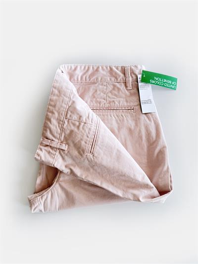 Benetton Pudra Erkek Chino Pantolon Şort