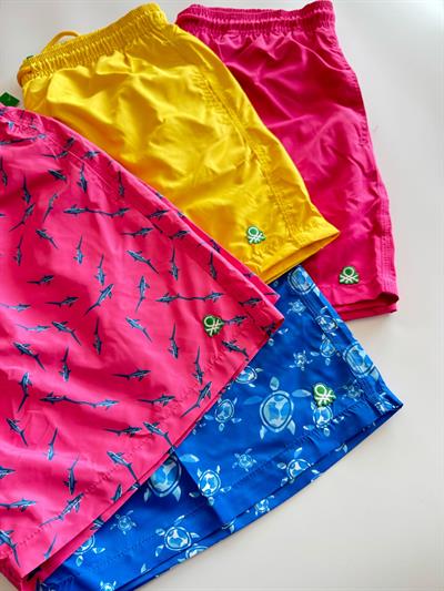 Benetton Sarı Erkek Şort 