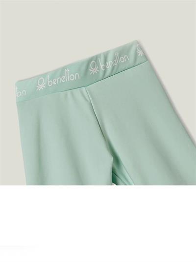 Benetton Su Yeşili Kız Çocuk Tayt