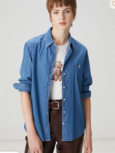 BYMN Lacivert Kot Gömlek