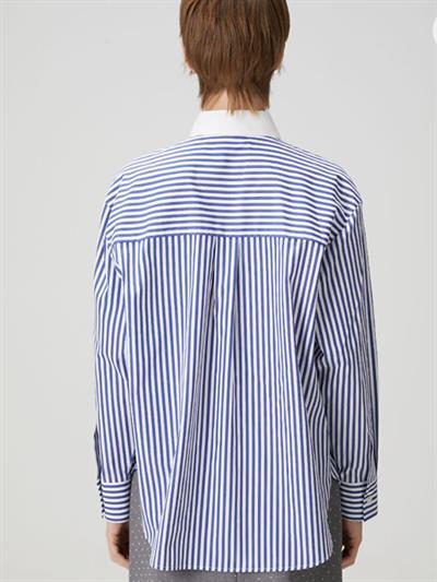 BYMN lacivert Çizgili Gömlek