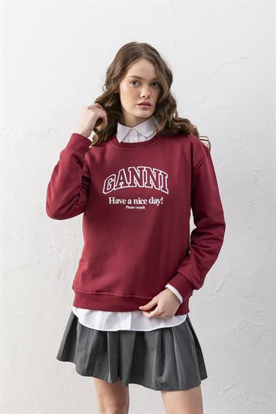 Gannı Bordo Sweatshirt
