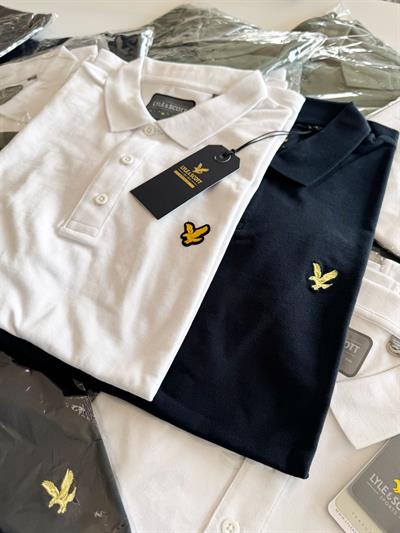 LYLE SCOTT Erkek Beyaz Polo Yaka Tshirt