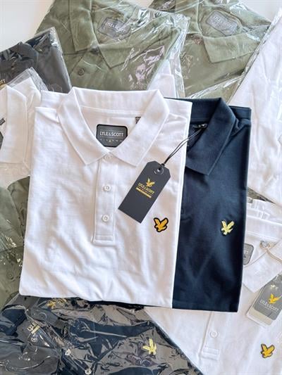 LYLE SCOTT Erkek Beyaz Polo Yaka Tshirt