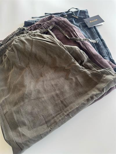 MSM Dutti Haki Yeşil Tensel Kumaş Pantolon