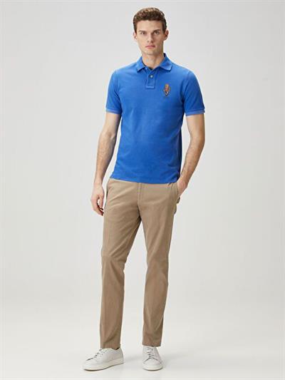 RLP Bear Nakışlı Erkek Polo Yaka Tişört