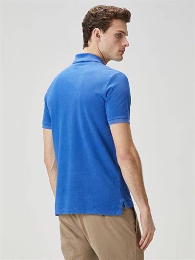 RLP Bear Nakışlı Erkek Polo Yaka Tişört