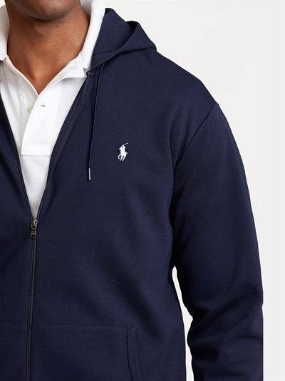 RLP Erkek Lacivert Kapşonlu Fermuarlı Sweatshirt