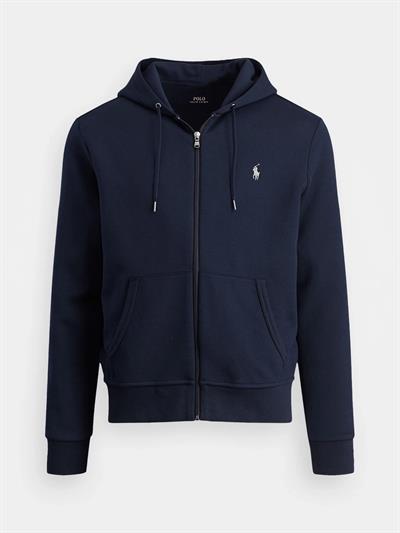 RLP Erkek Lacivert Kapşonlu Fermuarlı Sweatshirt