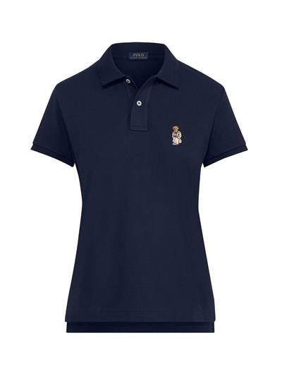 RLP Lacivert Polo Yaka Ayıcıklı Tişört