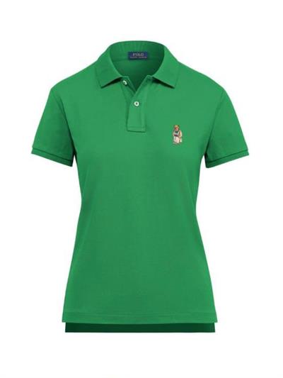 RLP Yeşil Polo Yaka Ayıcıklı Tişört