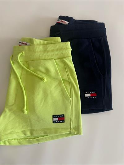 TMY Nakışlı Neon Yeşil Şort Kadın 