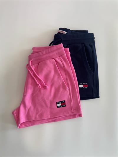 TMY Nakışlı Pembe  Şort Kadın 