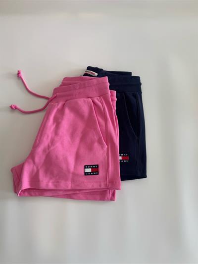 TMY Nakışlı Pembe  Şort Kadın 