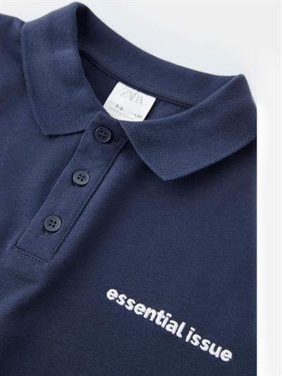 ZR Lacivert Kız Çocuk Polo T-Shirt