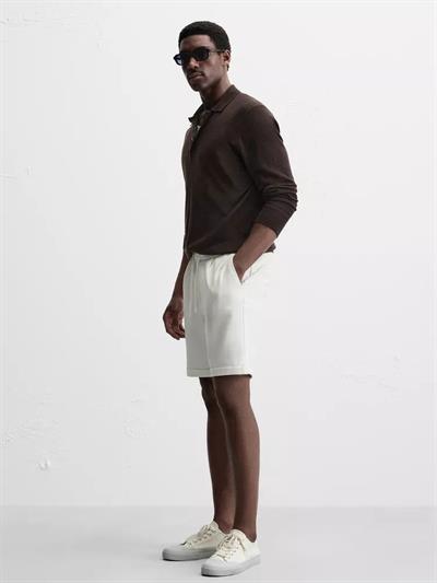 ZRA Ekru Bermuda Şort