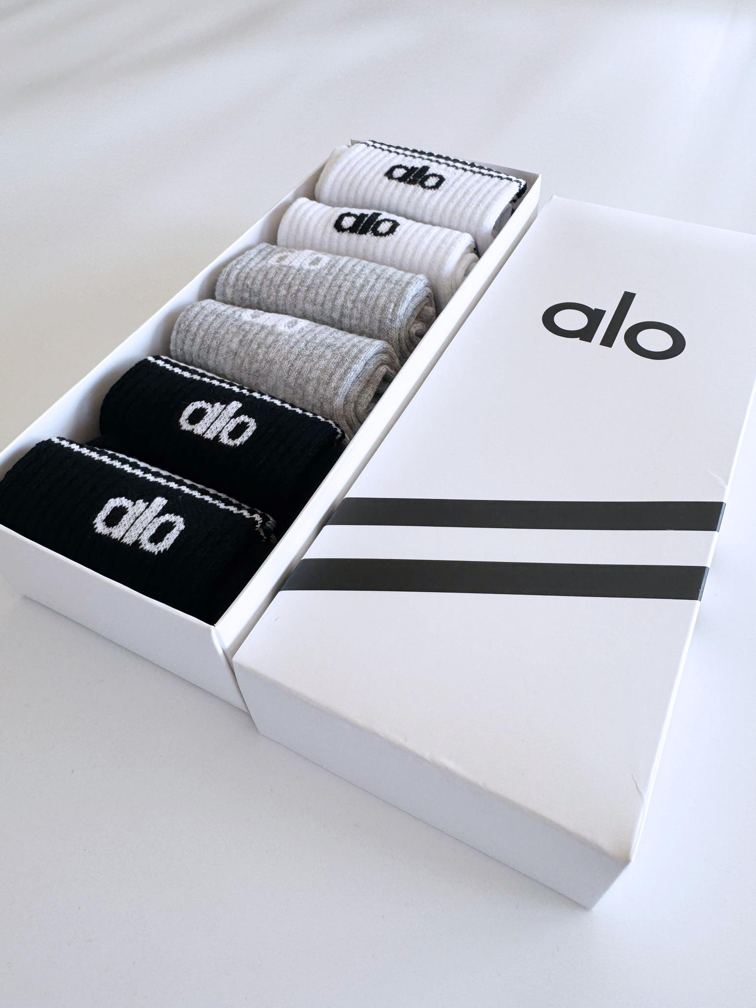 ALO 6 LI PAKET  3 RENK ÇORAP