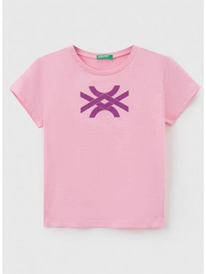 Benetton Kız Çocuk Pembe T-Shirt