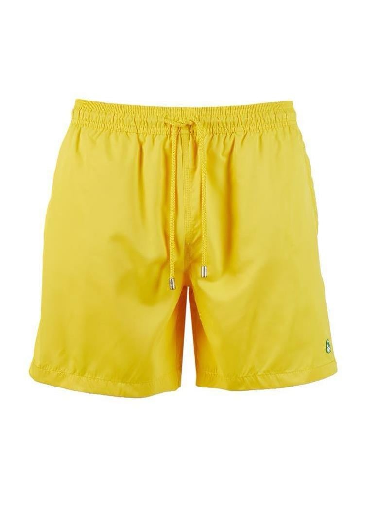 Benetton Sarı Erkek Şort 