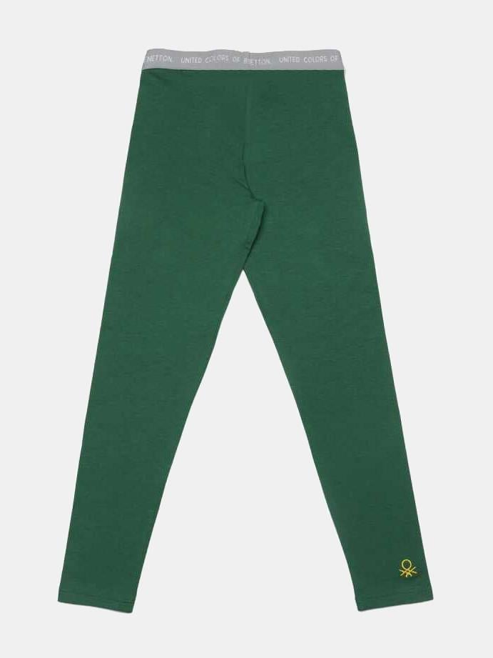 Benetton Yeşil Kız Çocuk Penye Tayt