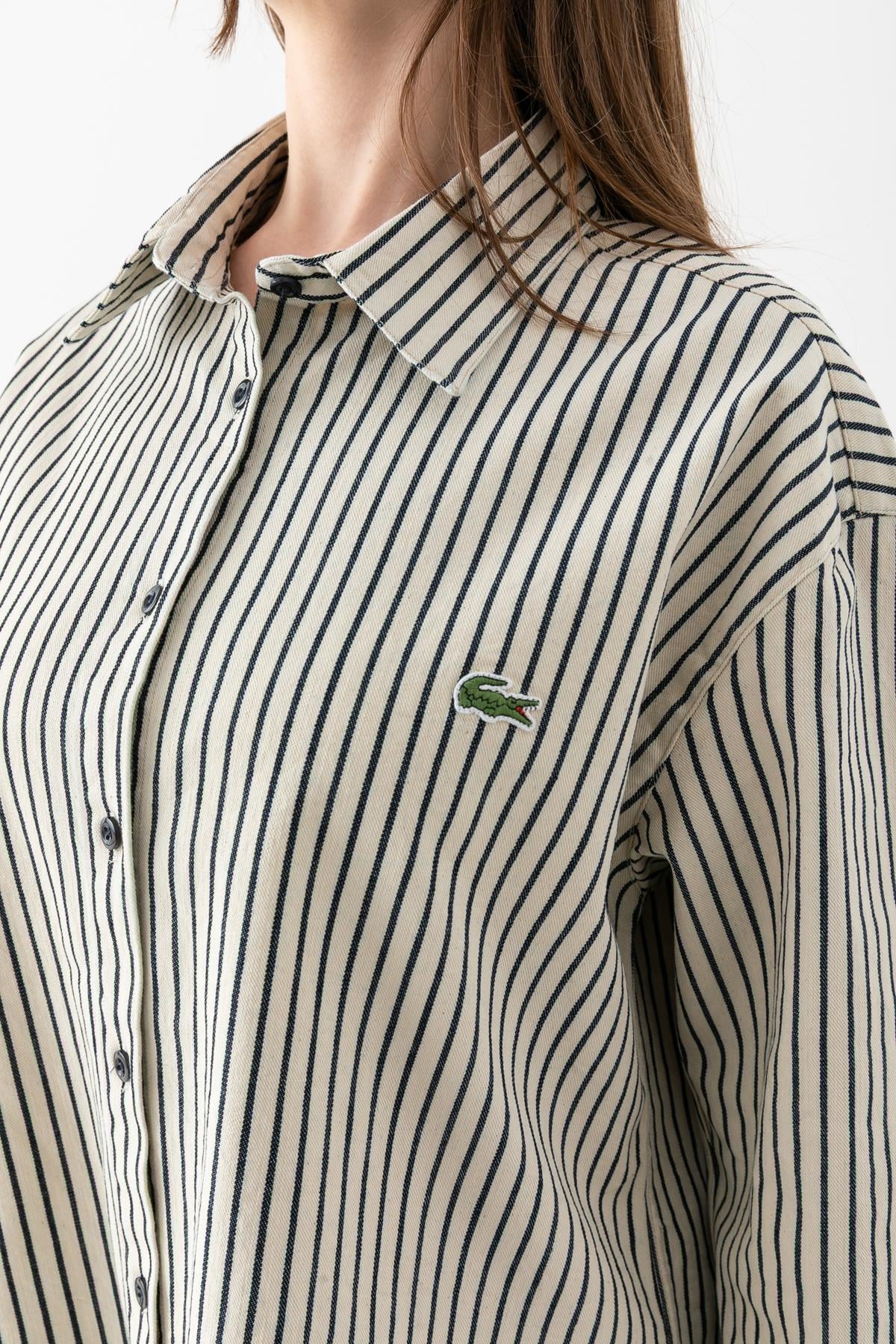 LCS Çizgili Kot Gömlek