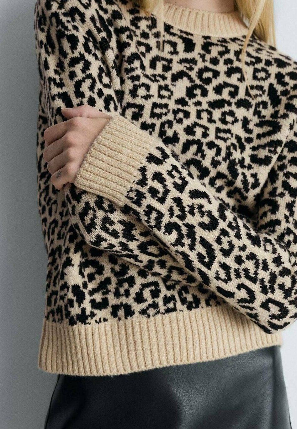 Leopar desenli kazak mng