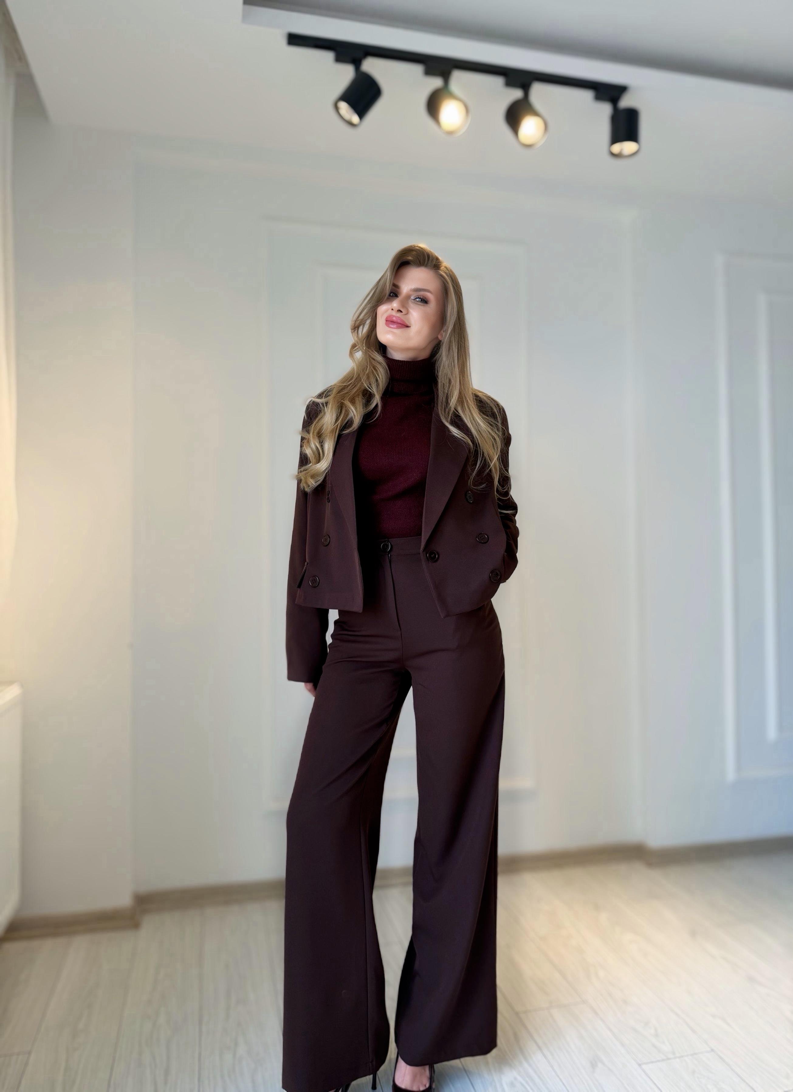 TAKIMValerio Blazer Ceket Takım - Acı Kahve