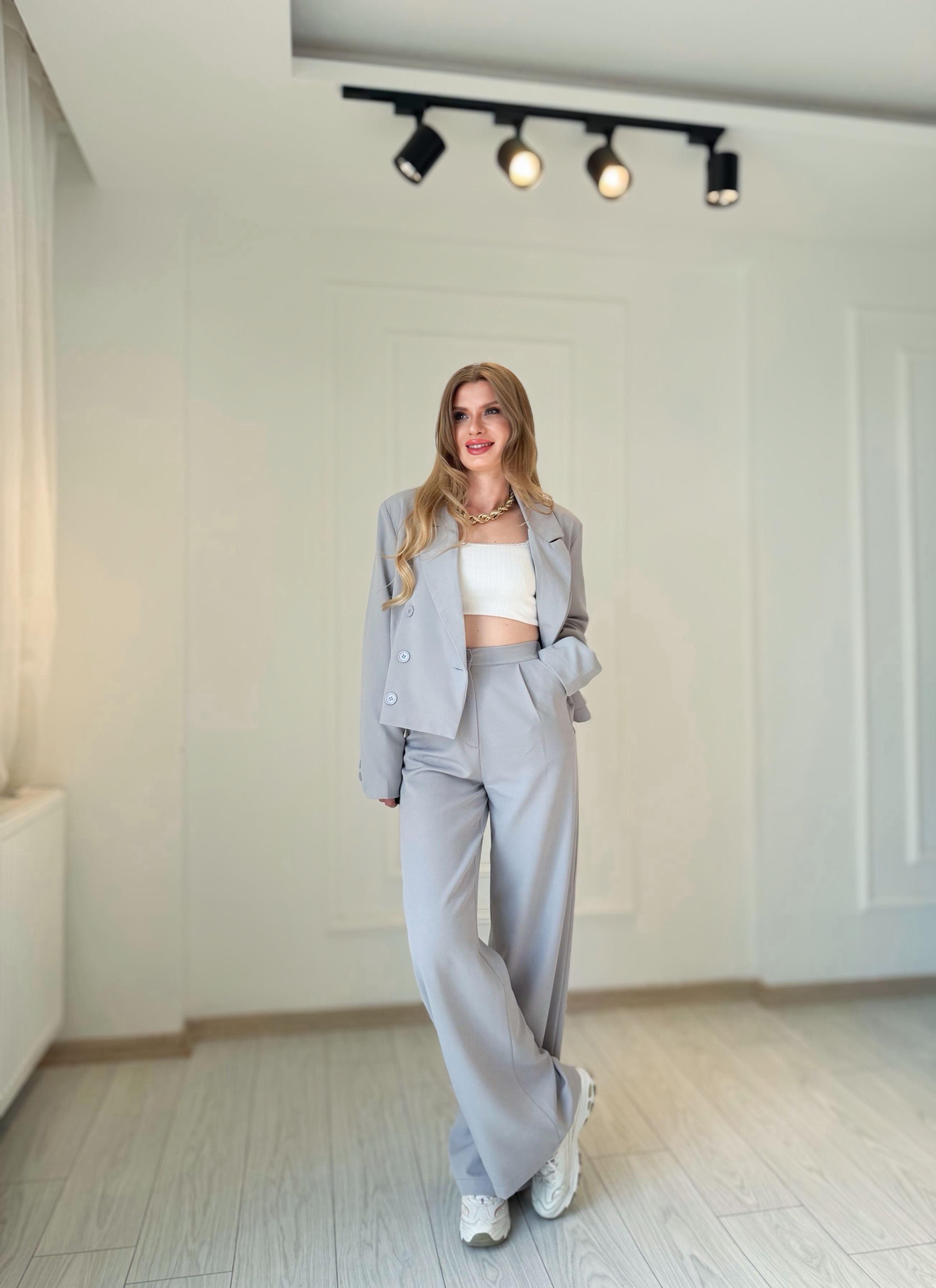 TAKIMValerio Blazer Ceket Takım - Gri