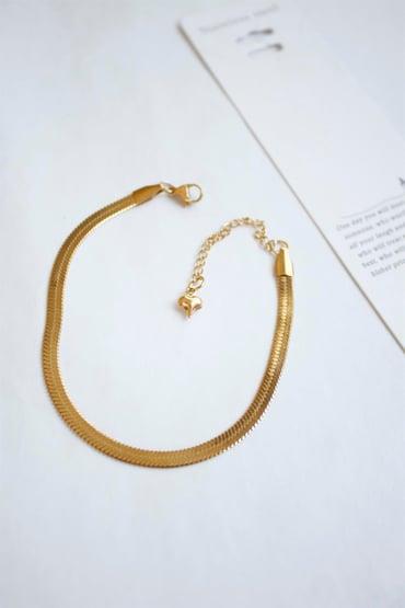 BileklikÇelik İtalyan Zincir Bileklik - Gold