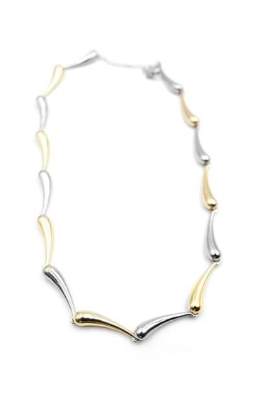 KolyeDamla Kolye - Silver&Gold
