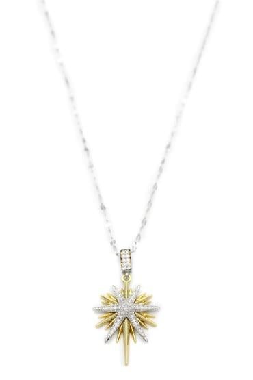 KolyeKuzey Yıldızı Kolye - Silver&Gold