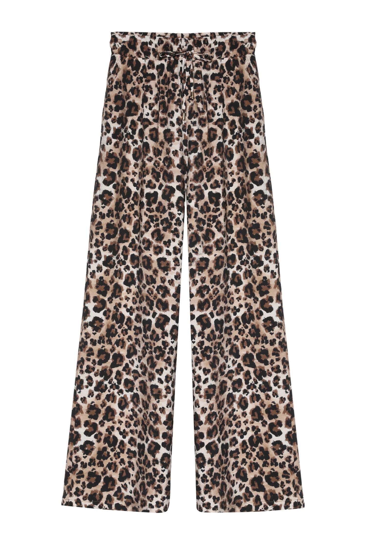 Leopar Desenli Palazzo PantolonPantolonLeopar Desenli Palazzo Pantolon