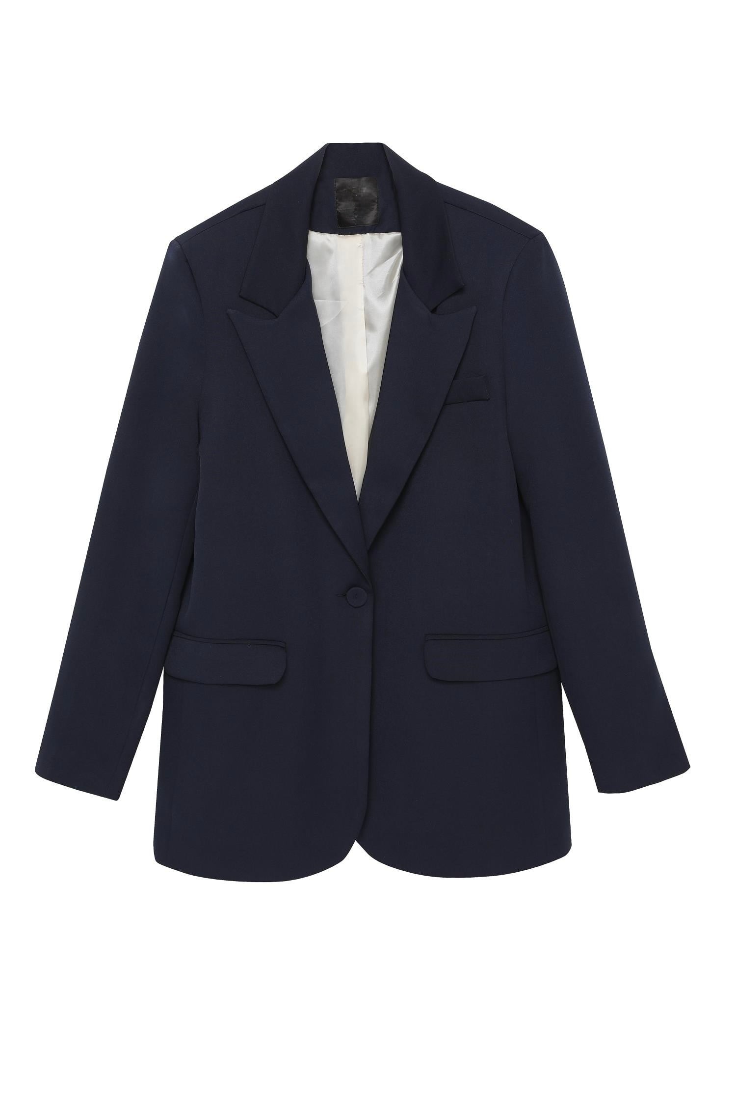 Oversize Blazer Ceket - LacivertBlazerOversize Blazer Ceket - Lacivert
