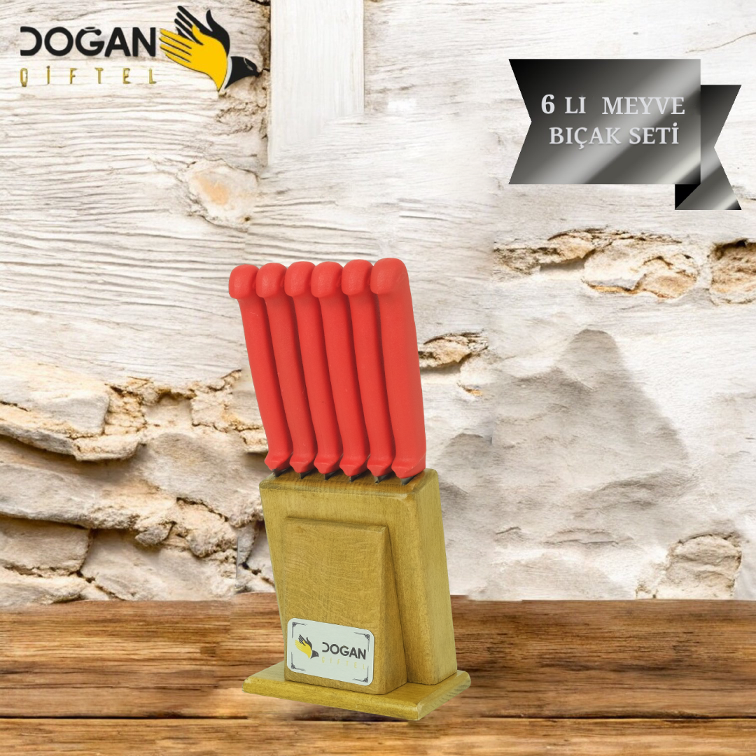 6 Parça Meyve Bıçak Seti