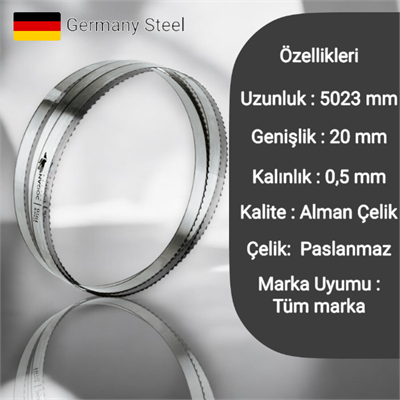 Et Kemik Testeresi 5023*20*0,50 mm
