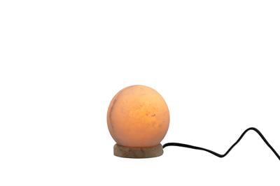 Çankırı Kaya Küre Tuz Lambası 3-4 KG (KABLO AMPUL) Gece Lambası