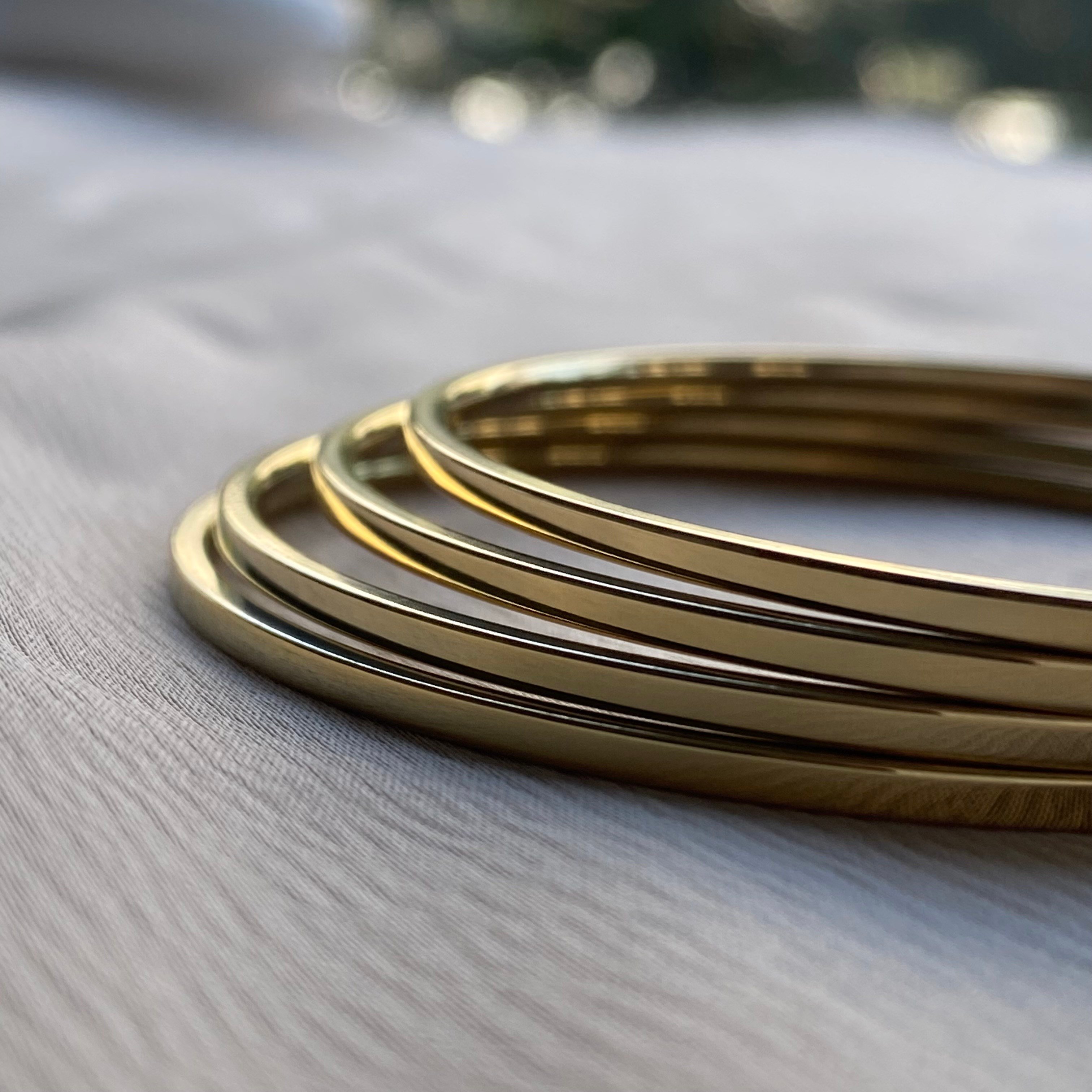 Çelik Gold Ajda Bileziği (60mm)