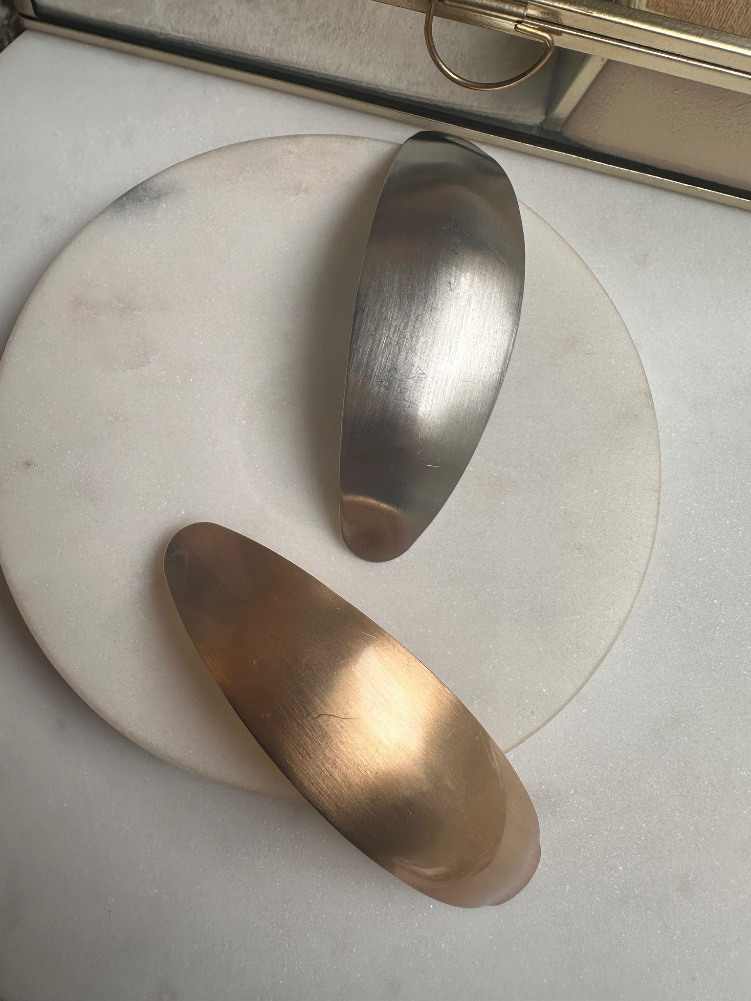 Metal Mat Geniş Oval Otomatik Toka